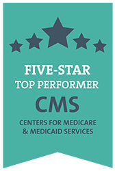 Five-star top performer, centers for medicare and medicaid services