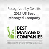 Recognized by Deloitte - 2021 US Best Managed Company