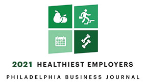 2021 Healthiest Employer of Greater Philadelphia