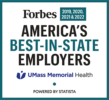 Forbes 2019, 2020, 2021 and 2022 - America's Best-in-state Employers - UMass Memorial Health